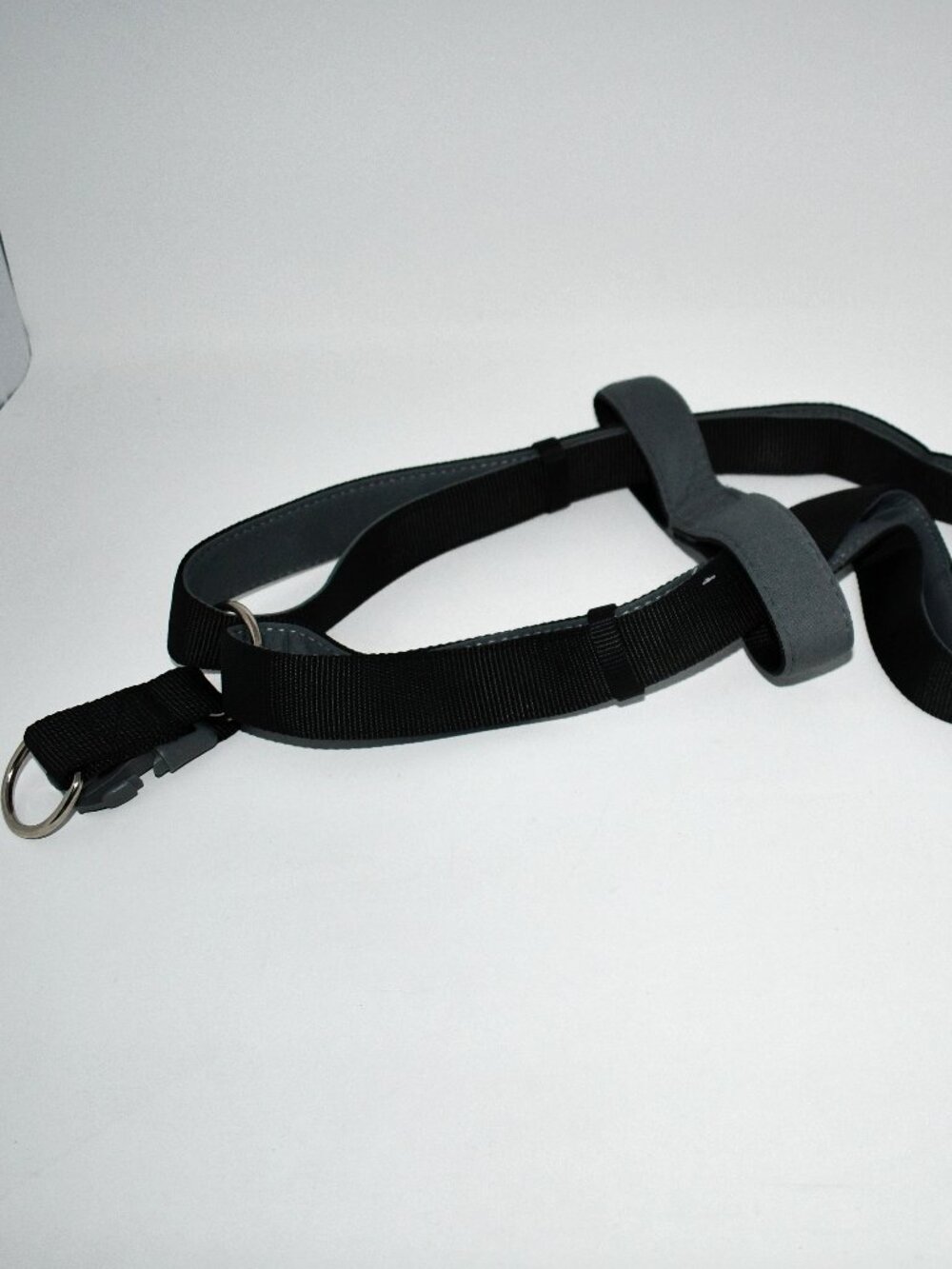 Vibrant Life XL Dog Harness Gray Adjustable Step-In Heavy Duty Walking Harness N